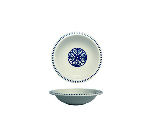 PATIOS PLATO HONDO AZUL 20 cm