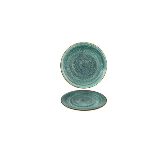 MOON TURQUOISE 28 CM FLAT PLATE