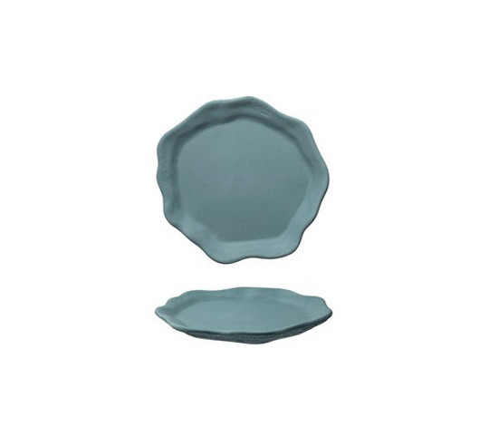 OYSTER AZUL  PLATO LLANO 27 cm