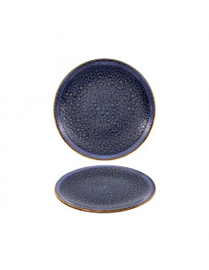 MOON BLUE 22 CM FLAT PLATE