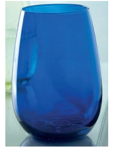 ANDIA VASO AZUL h 120 mm 47 cl