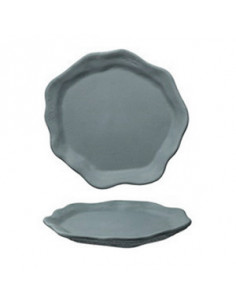 OYSTER AZUL  PLATO LLANO 27 cm