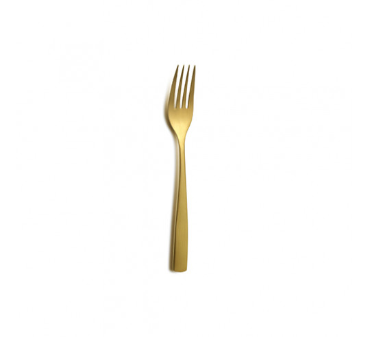 SINXELO SATIN ORO TENEDOR POSTRE 190 mm